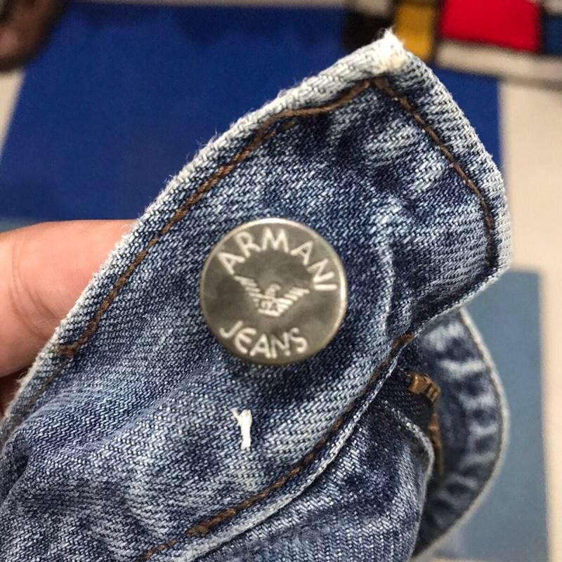 Giorgio Armani Vintage Giorgio armani Jeans Blue wash denim denim jeans Size US 34 / EU 50 - 2 Thumbnail