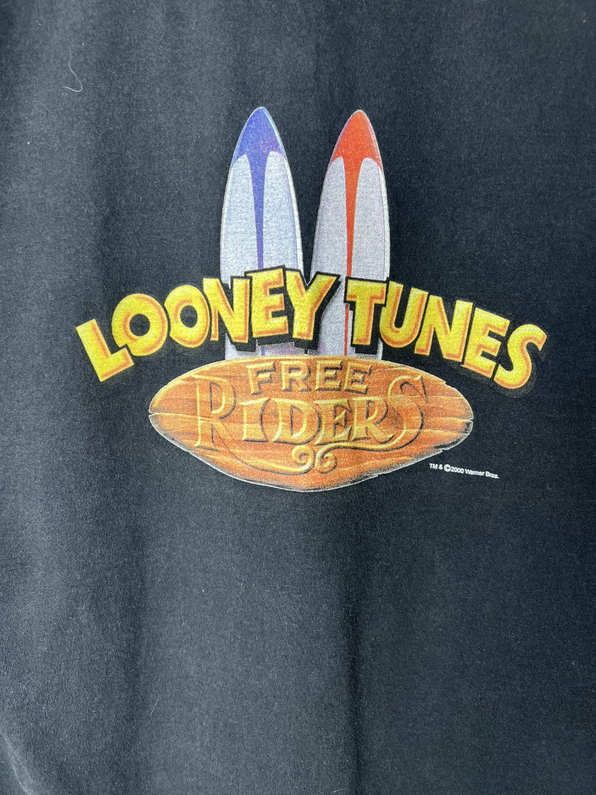 Vintage Vintage 2000 Taz Devil Looney Tunes Free Riders T-Shirt Size US L / EU 52-54 / 3 - 7 Thumbnail