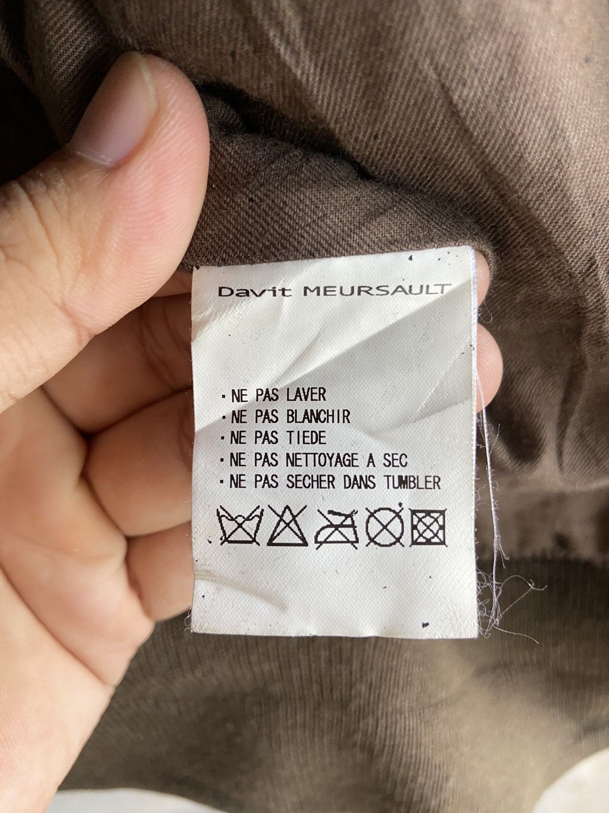 Davit Meursault Japan Vintage Davit Meursault leather jacket Size US S / EU 44-46 / 1 - 8 Thumbnail