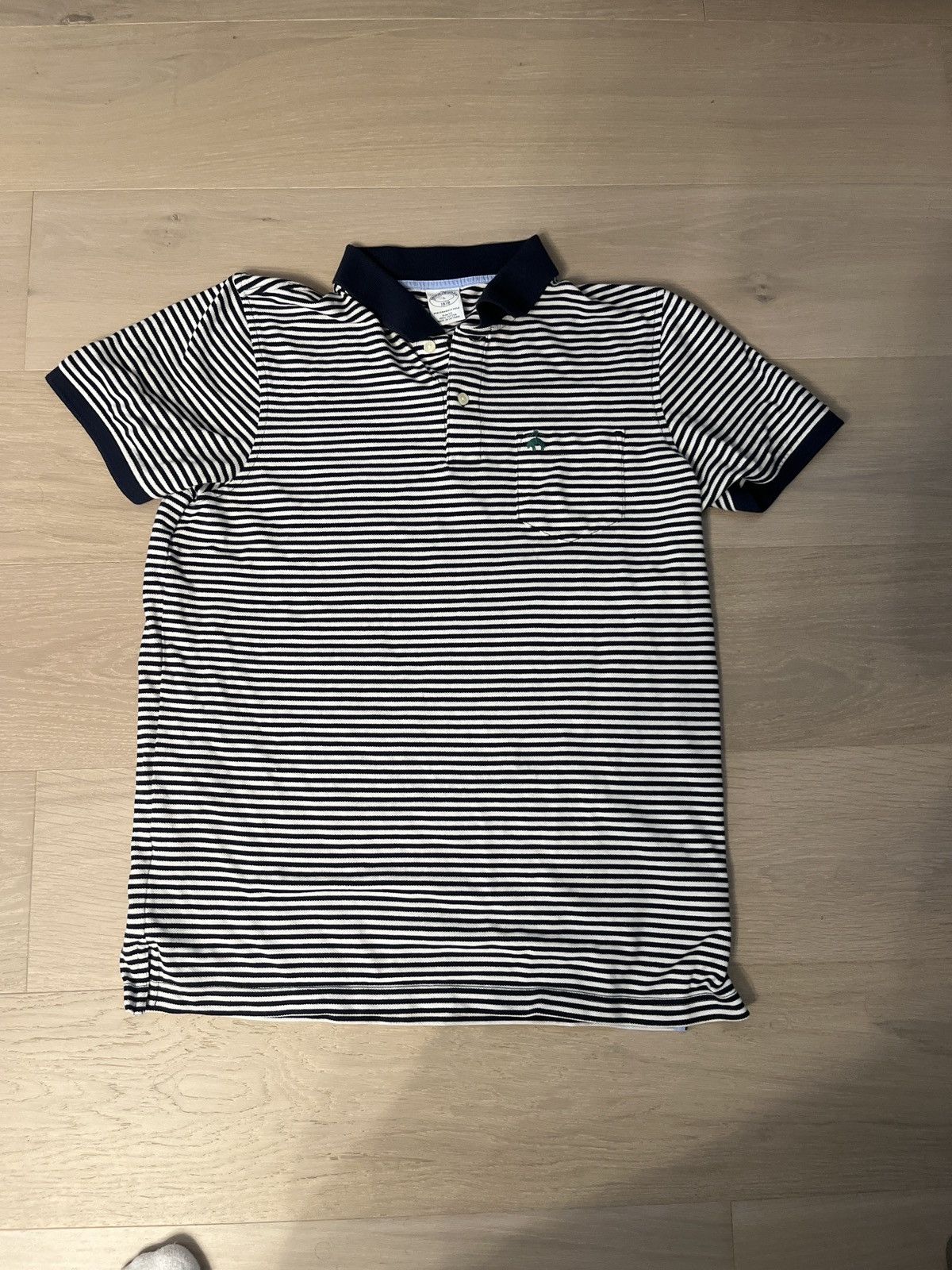 Brooks Brothers Brooks Brothers Striped Performance Polo Size US L / EU 52-54 / 3 - 1 Thumbnail