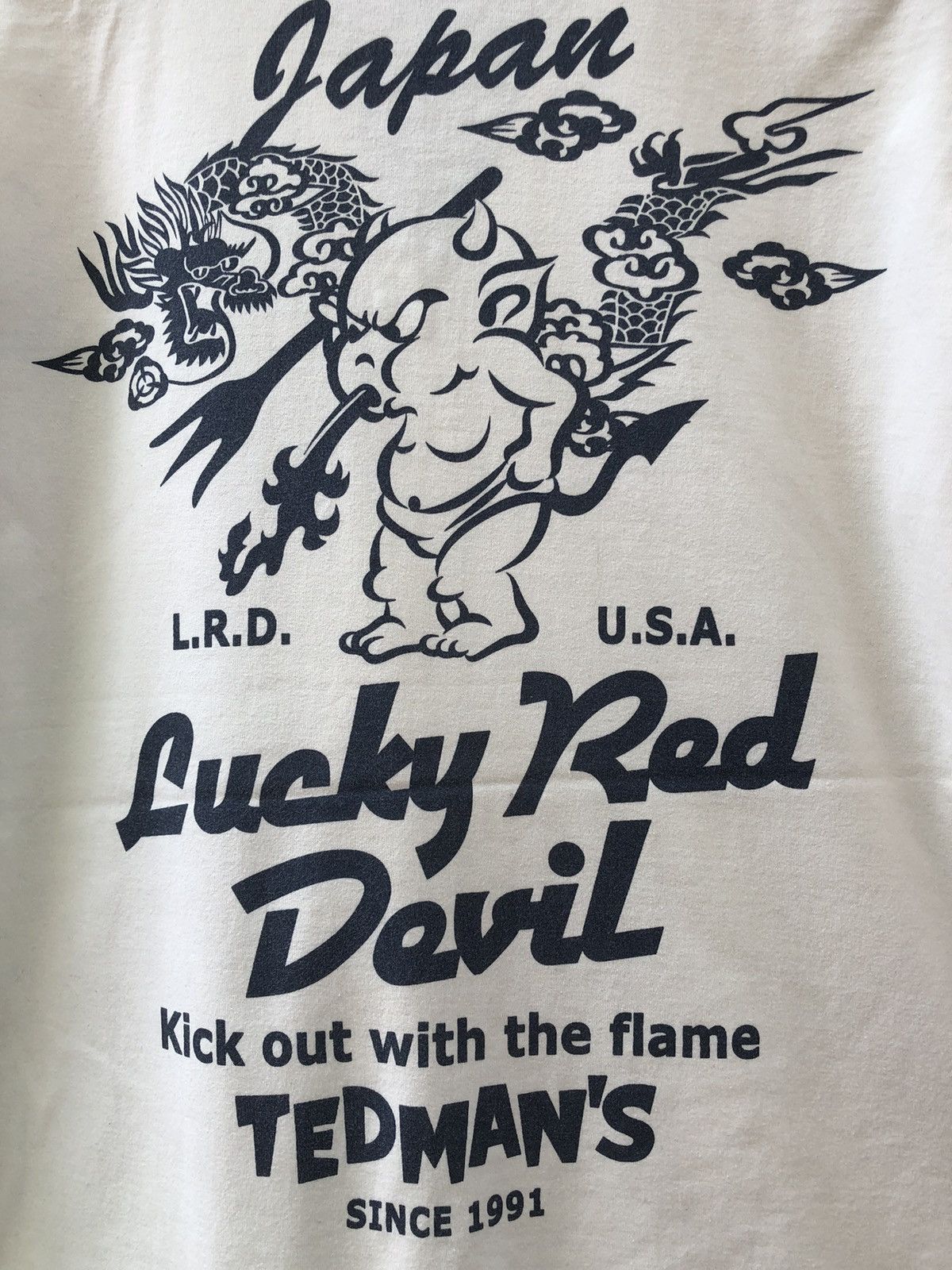Japanese Brand Vintage Ted Company Lucky Red Devil Tedman Tee Size US L / EU 52-54 / 3 - 5 Thumbnail