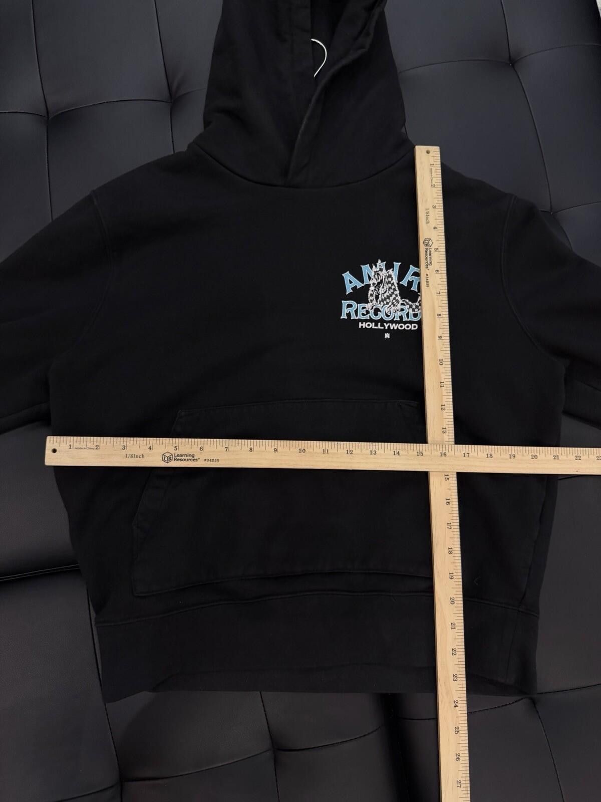 Amiri Amiri Men's Black Blue Logo Pullover Hoodie Sweater Medium Size US M / EU 48-50 / 2 - 10 Thumbnail