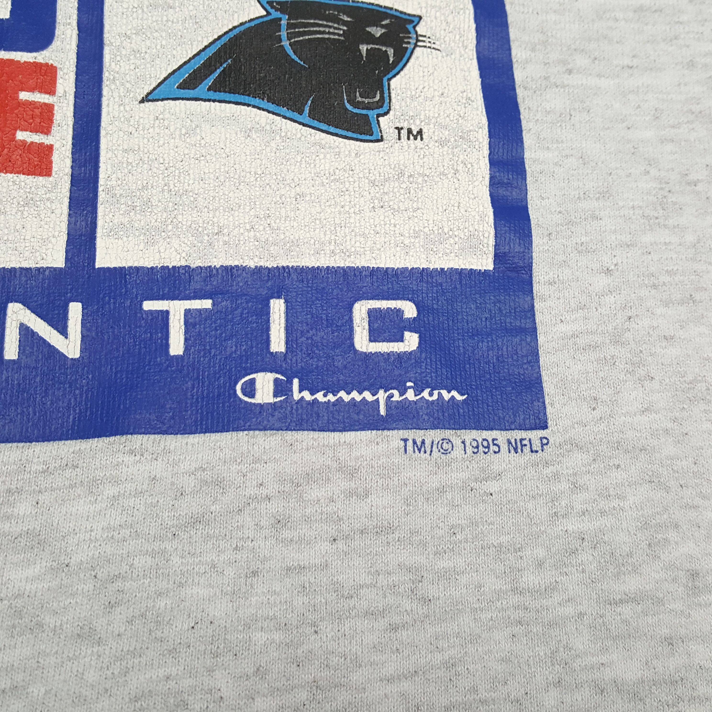 Champion × NFL × Vintage Vintage CAROLINA PANTHER NFL CHAMPION Sportswear Sweatshirt Size US XL / EU 56 / 4 - 8 Thumbnail