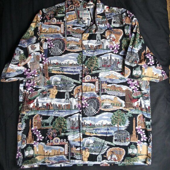 Reyn Spooner Vintage Reyn Spooner Classics Chicago Windy Hawaiian Shirt Size US XL / EU 56 / 4 - 2 Thumbnail
