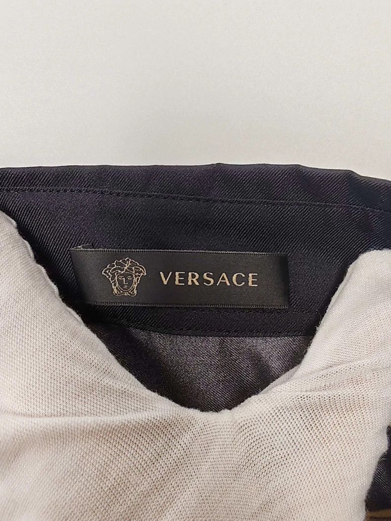 Versace Versace Mulberry silk baroque full print shirt Size US L / EU 52-54 / 3 - 3 Thumbnail