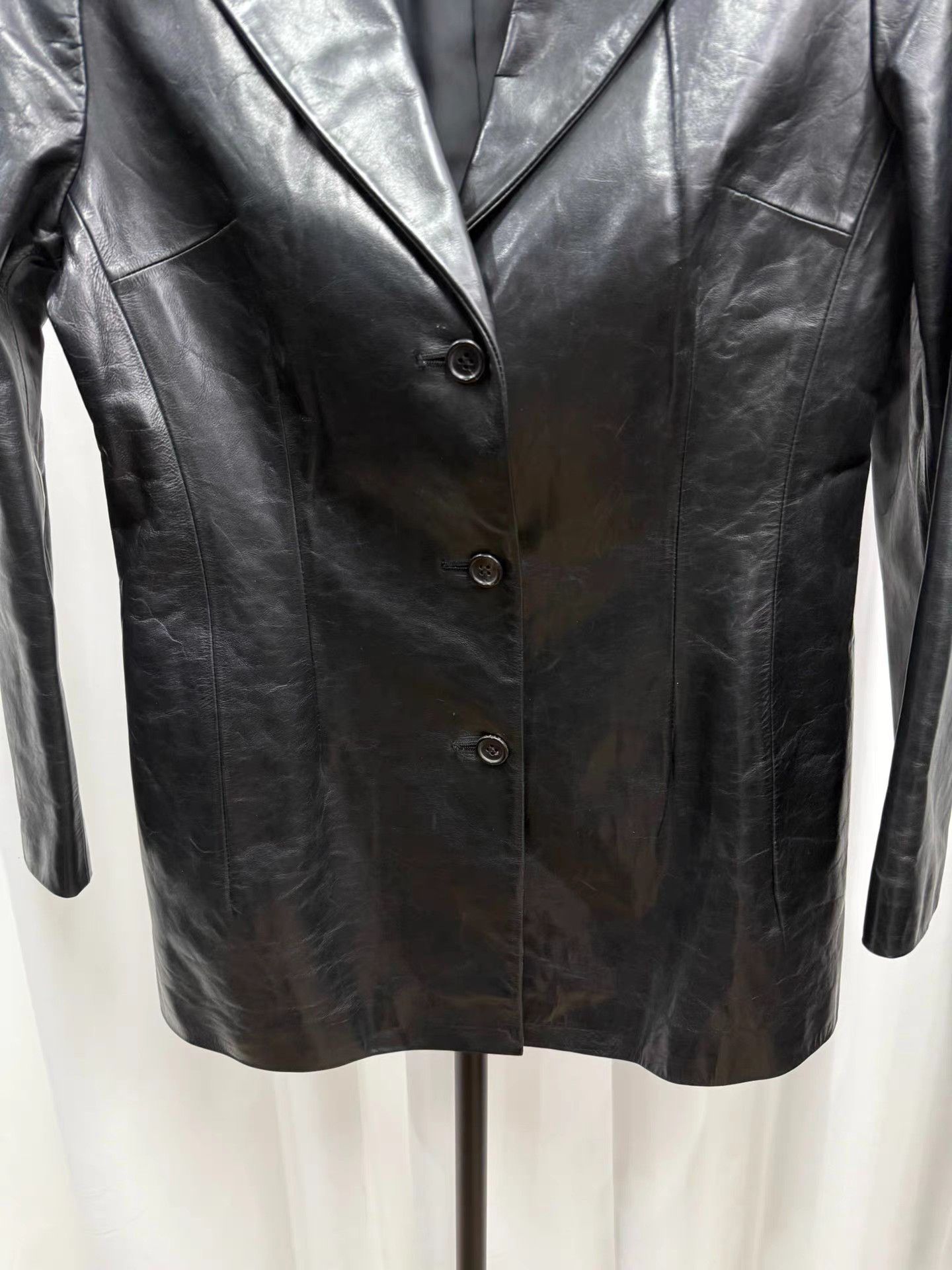 Yohji Yamamoto Yohji Yamamoto Noir Leather Jacket K20 Size US M / EU 48-50 / 2 - 6 Thumbnail