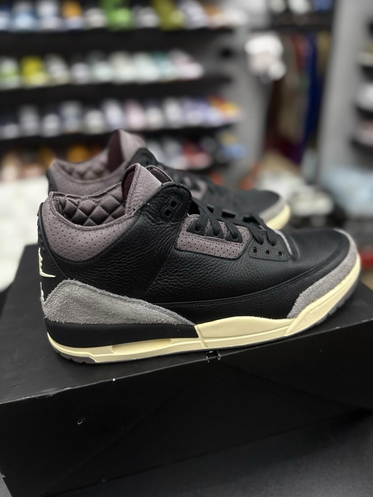 Jordan Brand Air Jordan 3 x A Ma Maniere Black Sneakers, Size 14.5 / 13M Size US 13 / EU 46 - 2 Thumbnail
