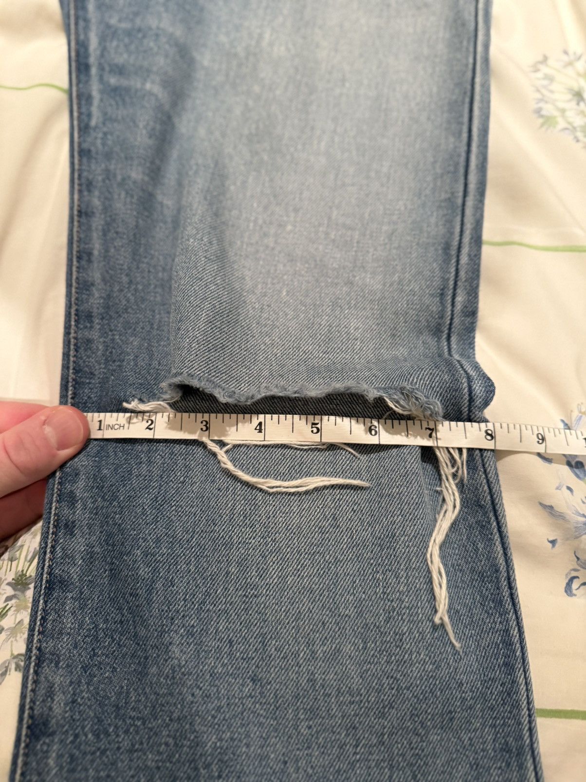 Saint Laurent Paris SS16 Saint Laurent D10 knee rip jeans Hedi 33 grail slim Size US 33 - 8 Thumbnail