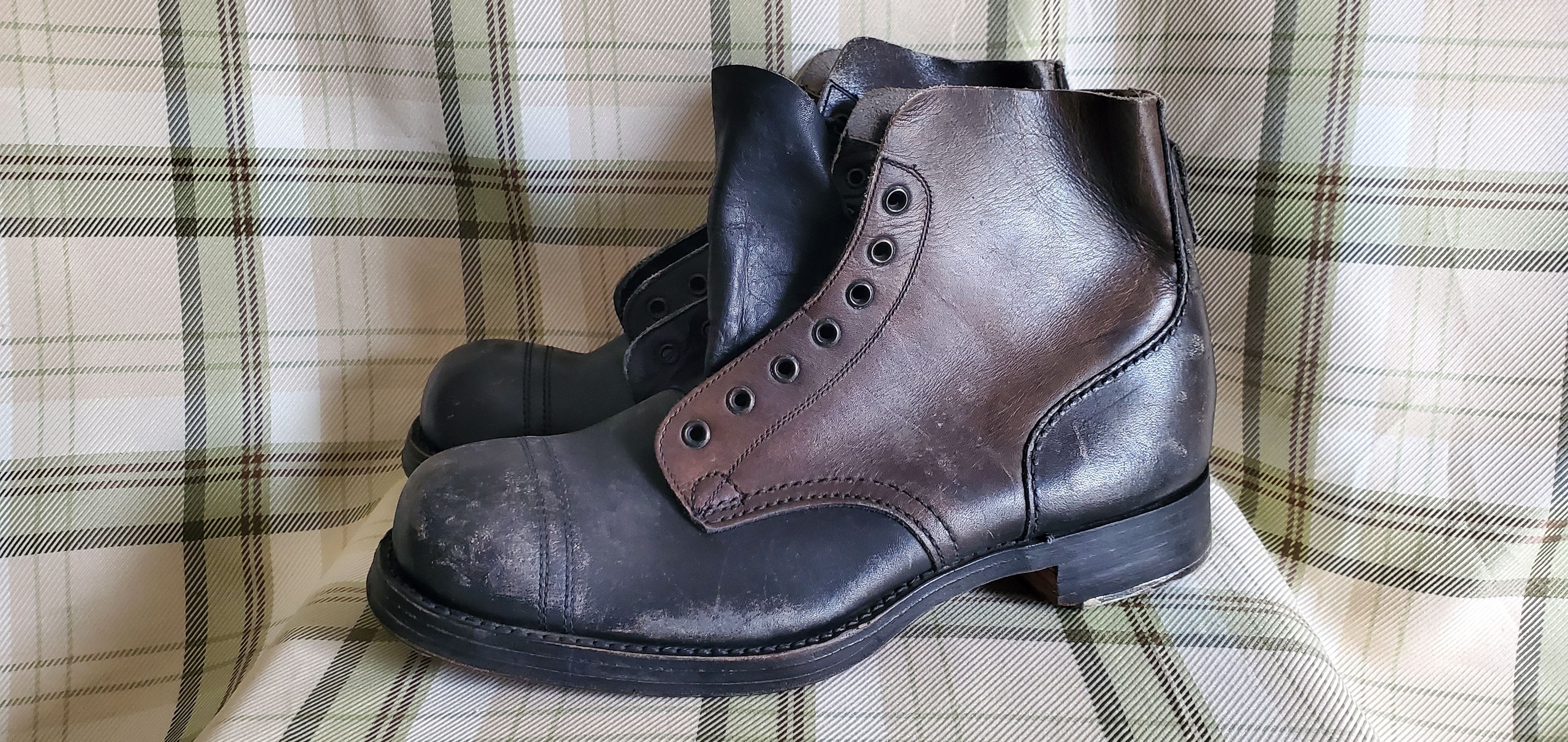 Other Vintage Military 60s Hobnail Leather Boots Size US 10 / EU 43 - 1 Thumbnail