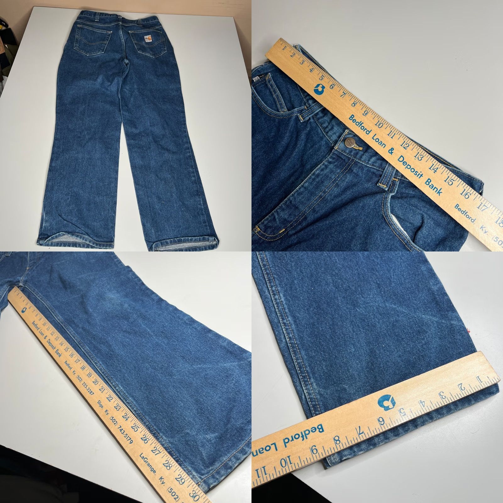 Carhartt Carhartt FR Flame Resistant Denim Jeans Blue Workwear 34x30 Size US 34 / EU 50 - 9 Thumbnail