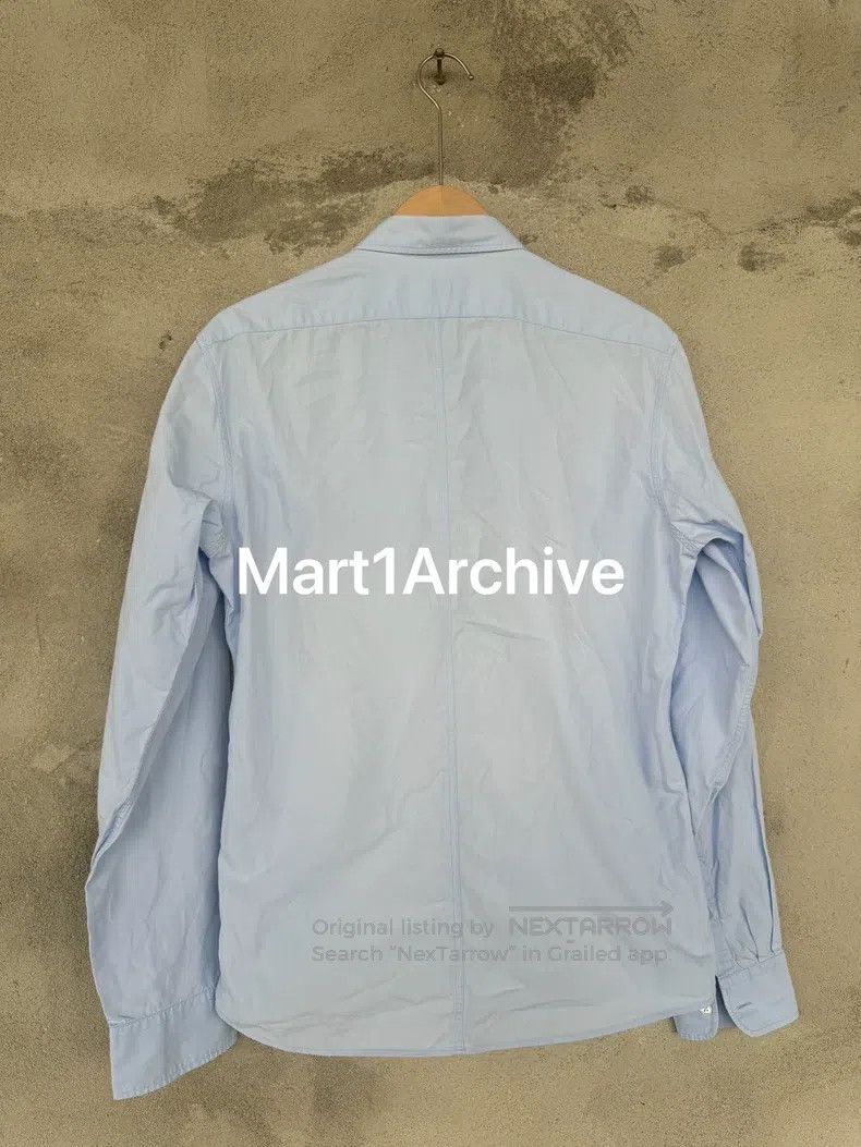 Dries Van Noten DRIES VAN NOTEN Pale Blue Shirt Size US M / EU 48-50 / 2 - 2 Thumbnail