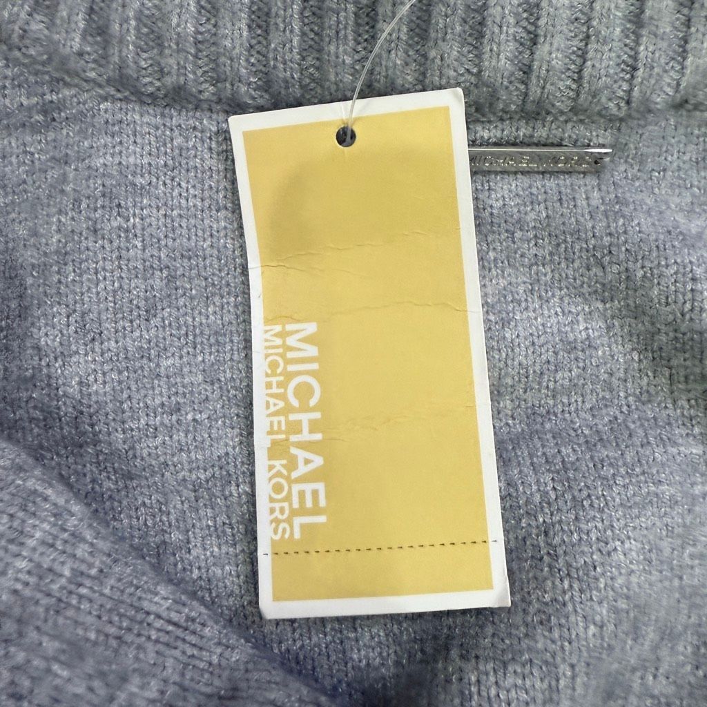 Michael Kors Michael Kors Chain-Neck Sleeveless Sweater Tunic Pearl Heather Gray NWT Size M Soft Knit Top MSRP $140 Size M / US 6-8 / IT 42-44 - 4 Thumbnail