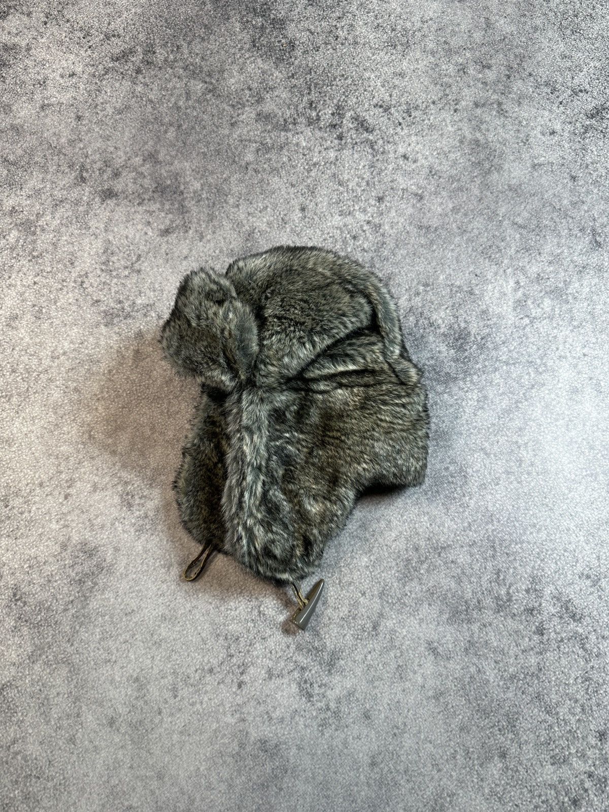 Other Y2K Vintage Fur Ushanka Hat Avant Garde Streetwear Alt Fuzzy Size ONE SIZE - 1 Thumbnail