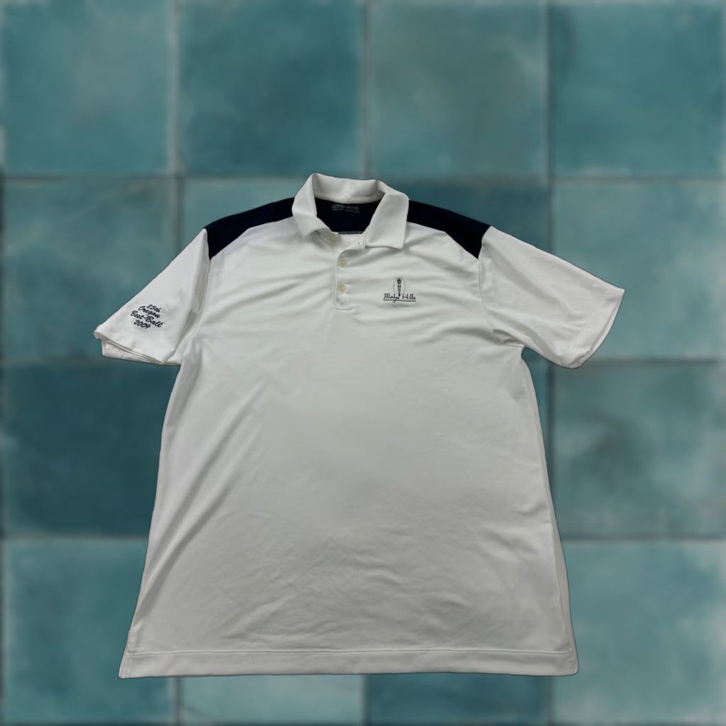 Nike Nike Golf Shirt Mens XL White Illahe Hills Country Club Embroidery Polo fit Dry Size US XL / EU 56 / 4 - 1 Thumbnail