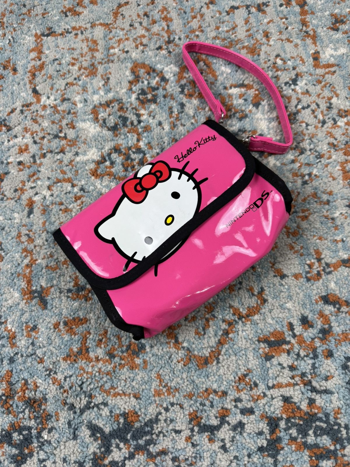 Japanese Brand × Nintendo × Vintage Rare Vintage 00s Hello Kitty Nintendo DS case bag cute y2k Size ONE SIZE - 1 Thumbnail