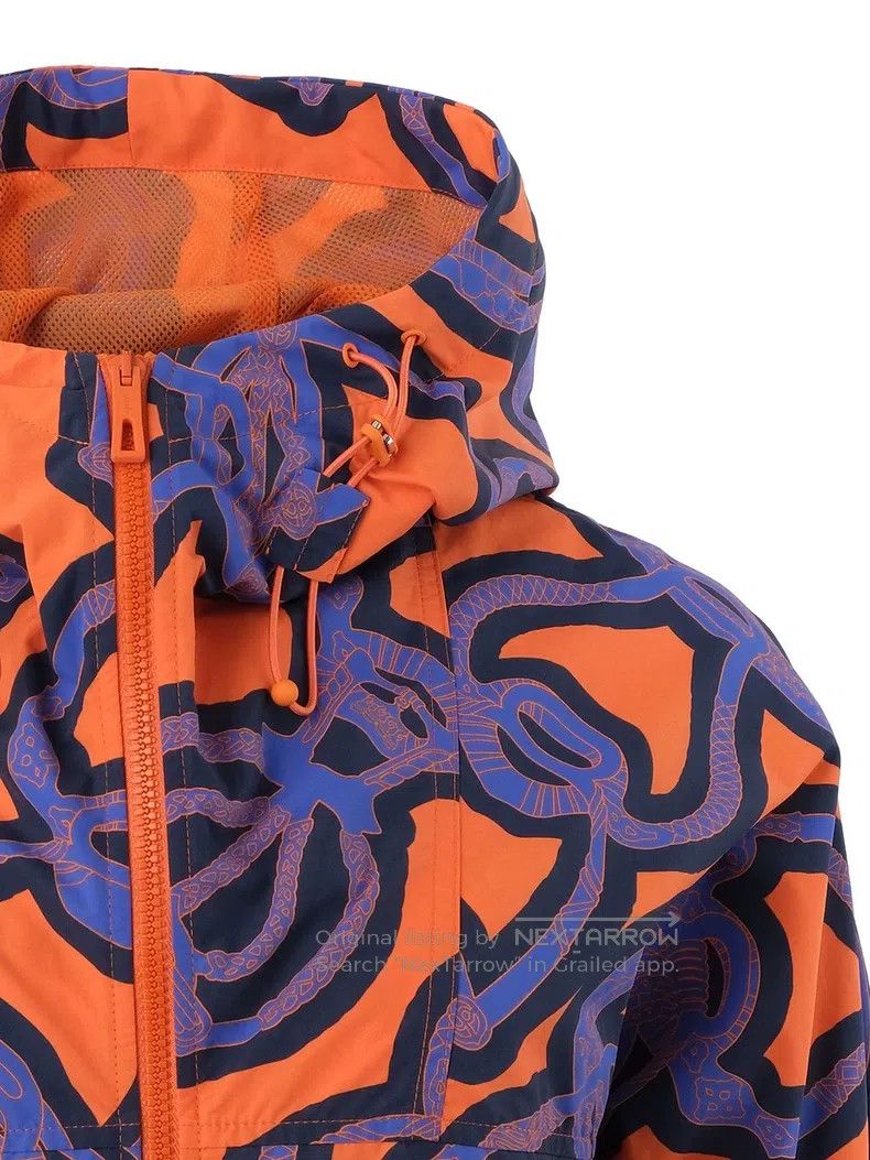 Hermes Hermes Blue and orange pattern windbreaker Size XS / US 0-2 / IT 36-38 - 4 Thumbnail