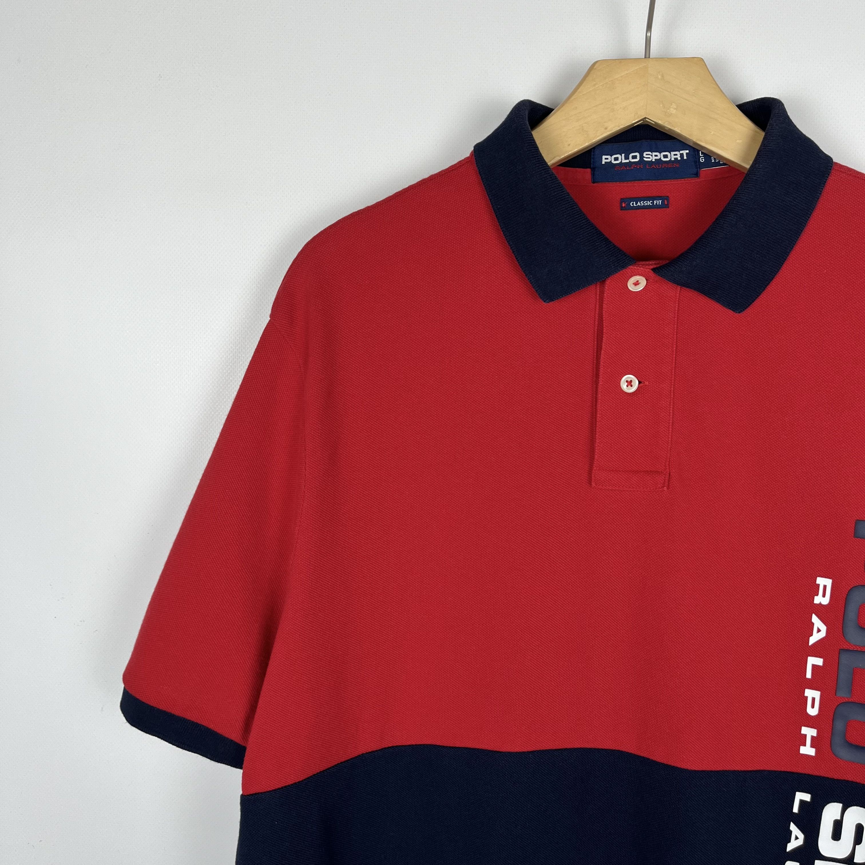 Ralph Lauren Polo Sport Ralph Lauren Big Logo Polo Shirt Size US L / EU 52-54 / 3 - 5 Thumbnail