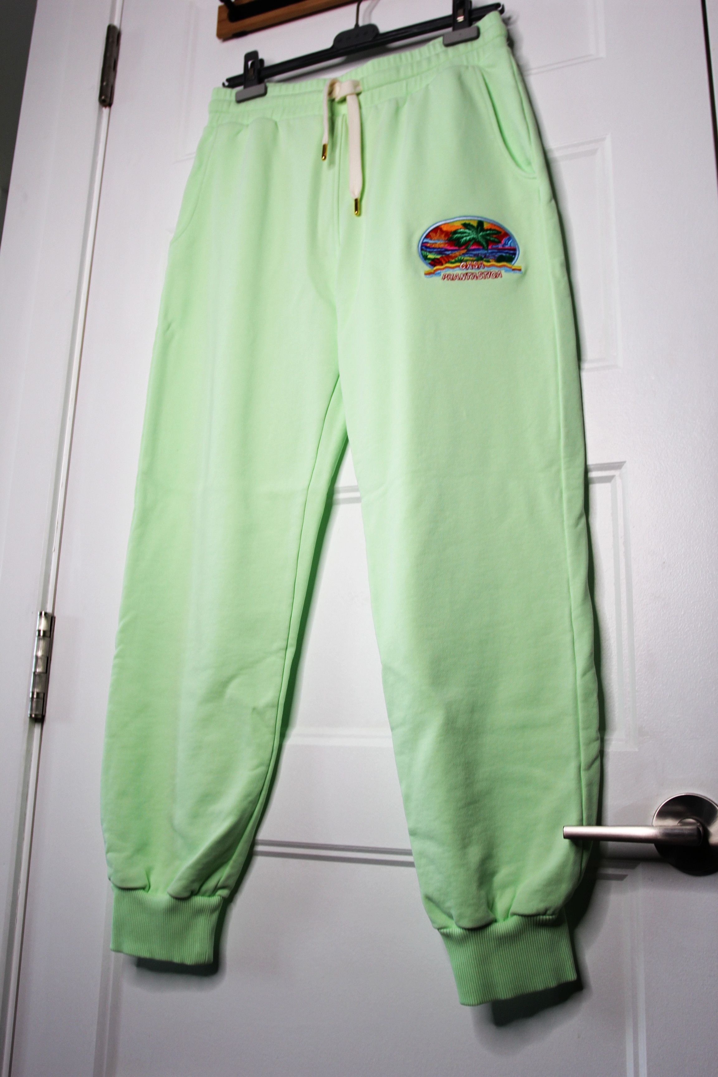 Casablanca BNWT SS23 CASABLANCA PHANTASTICA EMBROIDERED SWEATPANTS S Size US 30 / EU 46 - 5 Thumbnail