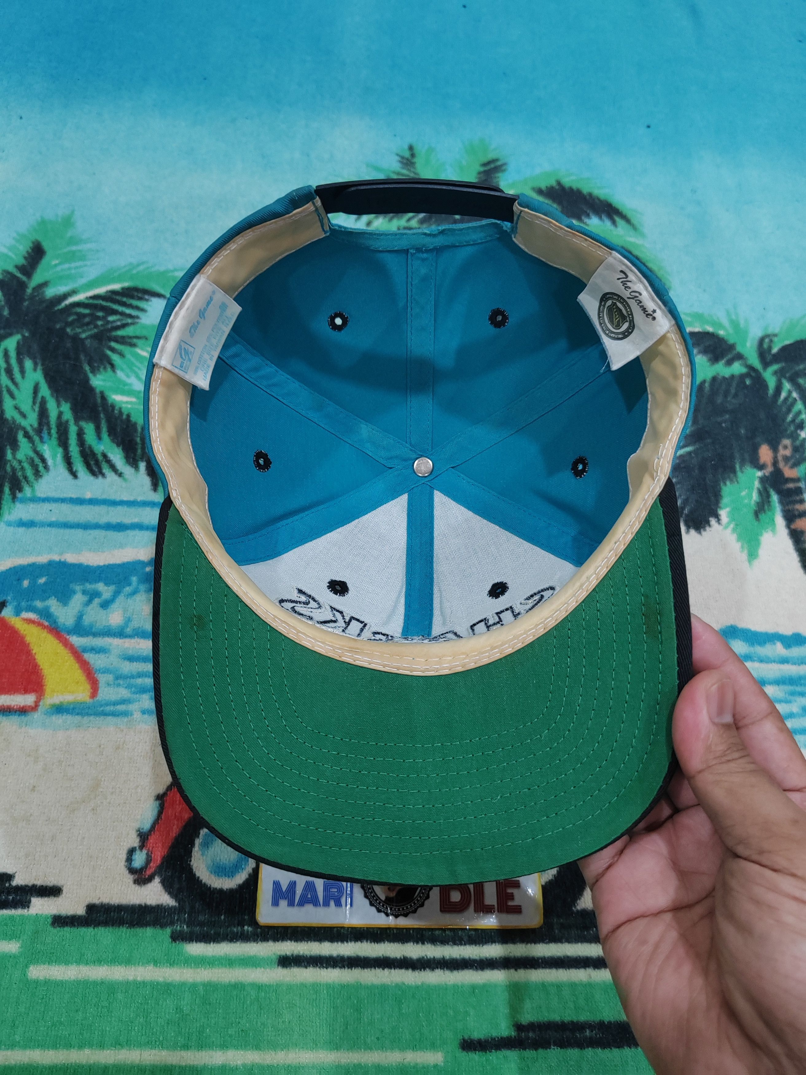 NHL VINTAGE CAP SAN JOSE SHARKS X THE GAME Size ONE SIZE - 4 Thumbnail