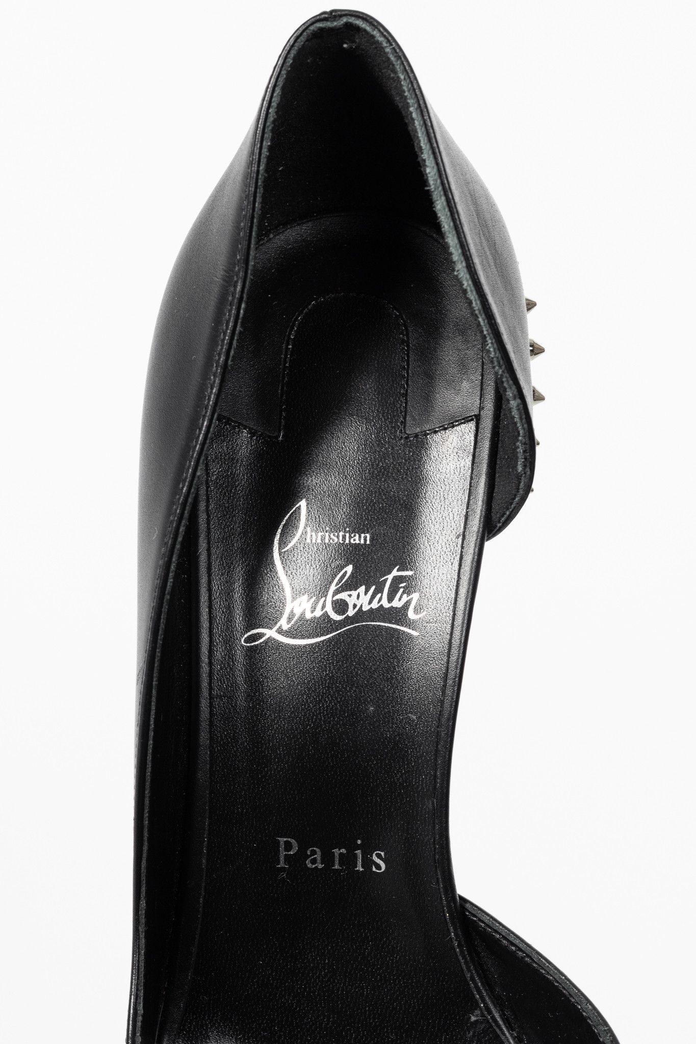 Christian Louboutin Christian Louboutin Vidura Calfskin Spike D'Orsay Heels Size US 10.5 / IT 40.5 - 9 Thumbnail