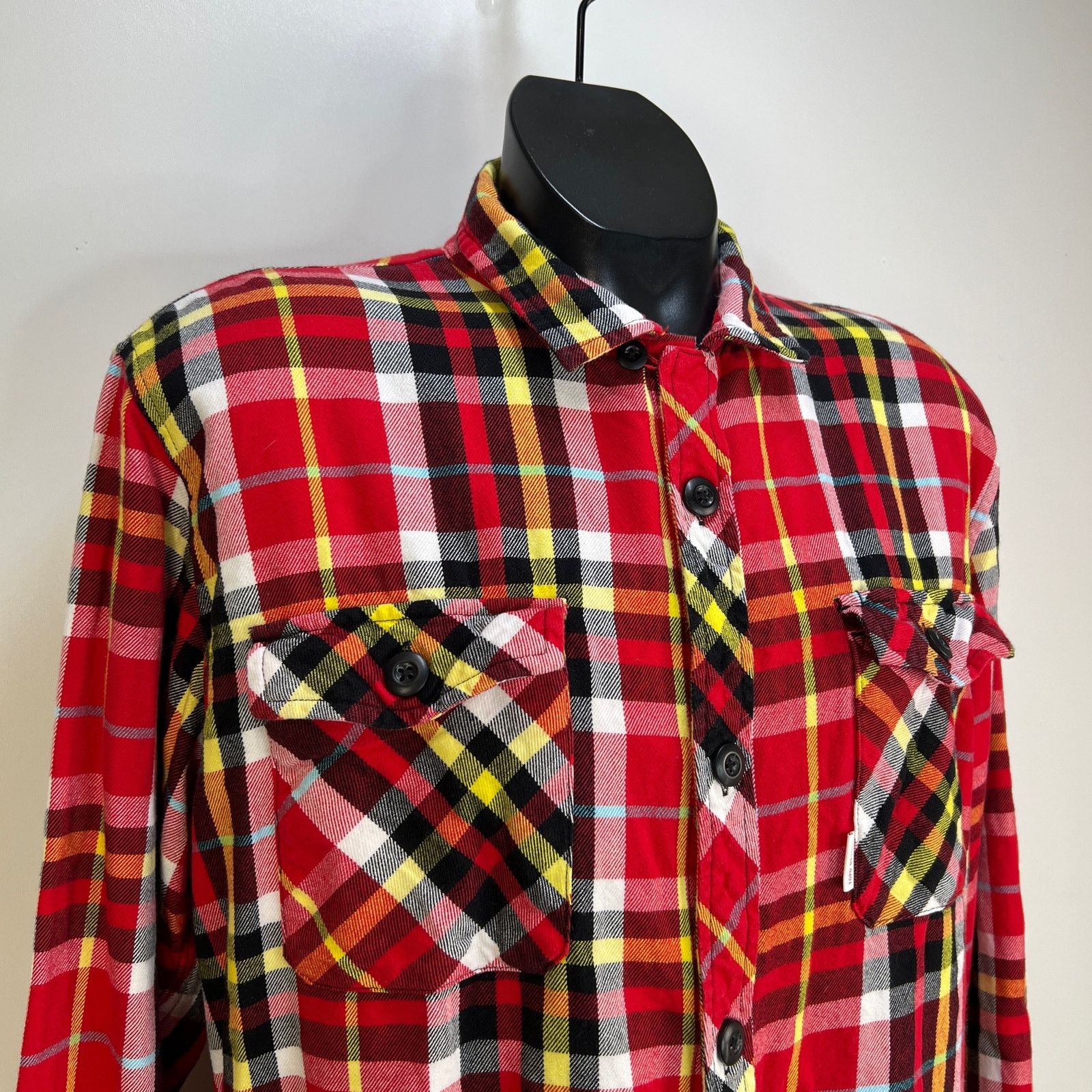 Topo Designs Topo Designs Plaid Field Shirt Red Flannel Organic Cotton Size US XL / EU 56 / 4 - 2 Thumbnail