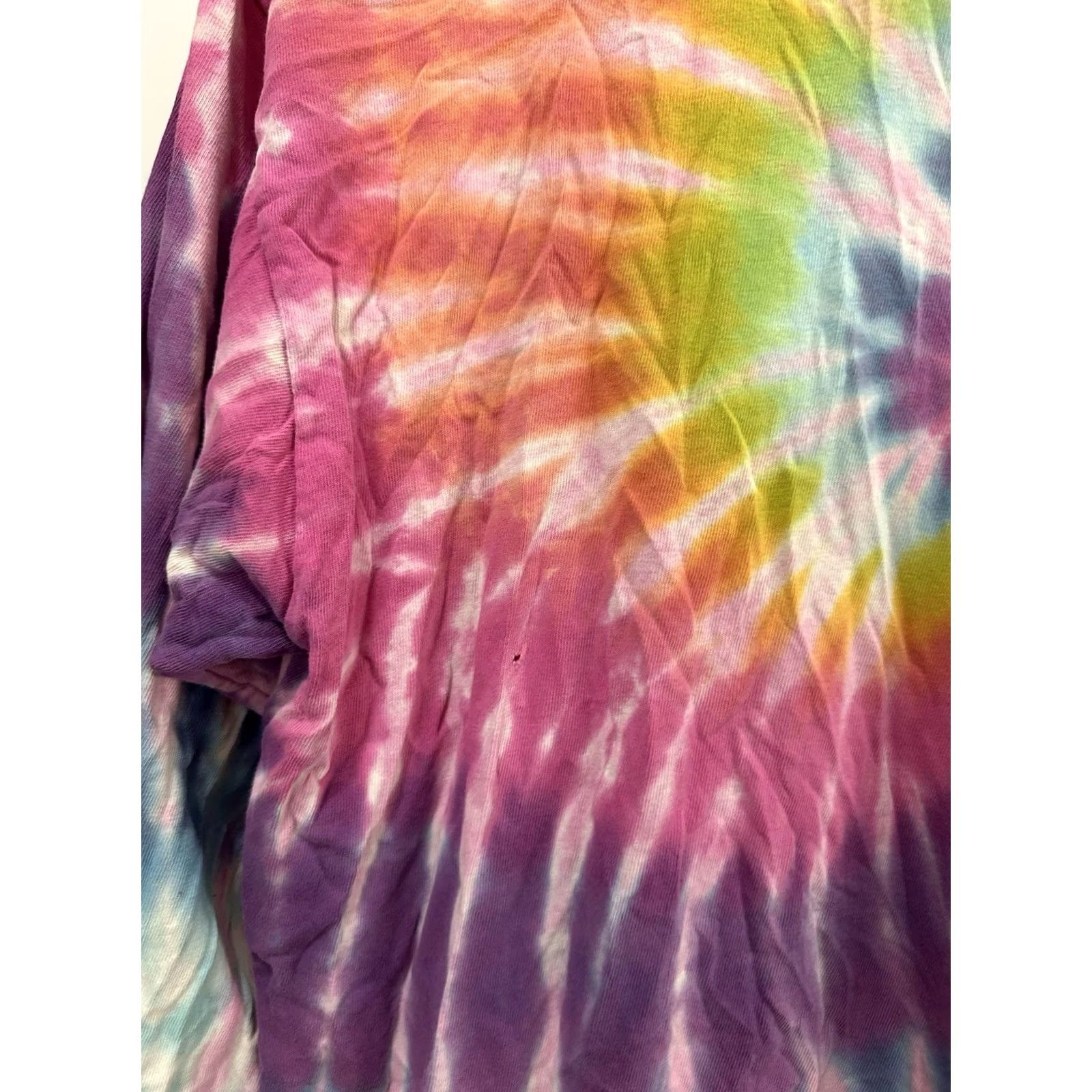 Delta VTG Delta T-Shirt Long Sleeve L Multicolor Distressed Thrashed Worn Cotton Grunge 90s Workwear Mens Size US L / EU 52-54 / 3 - 5 Thumbnail
