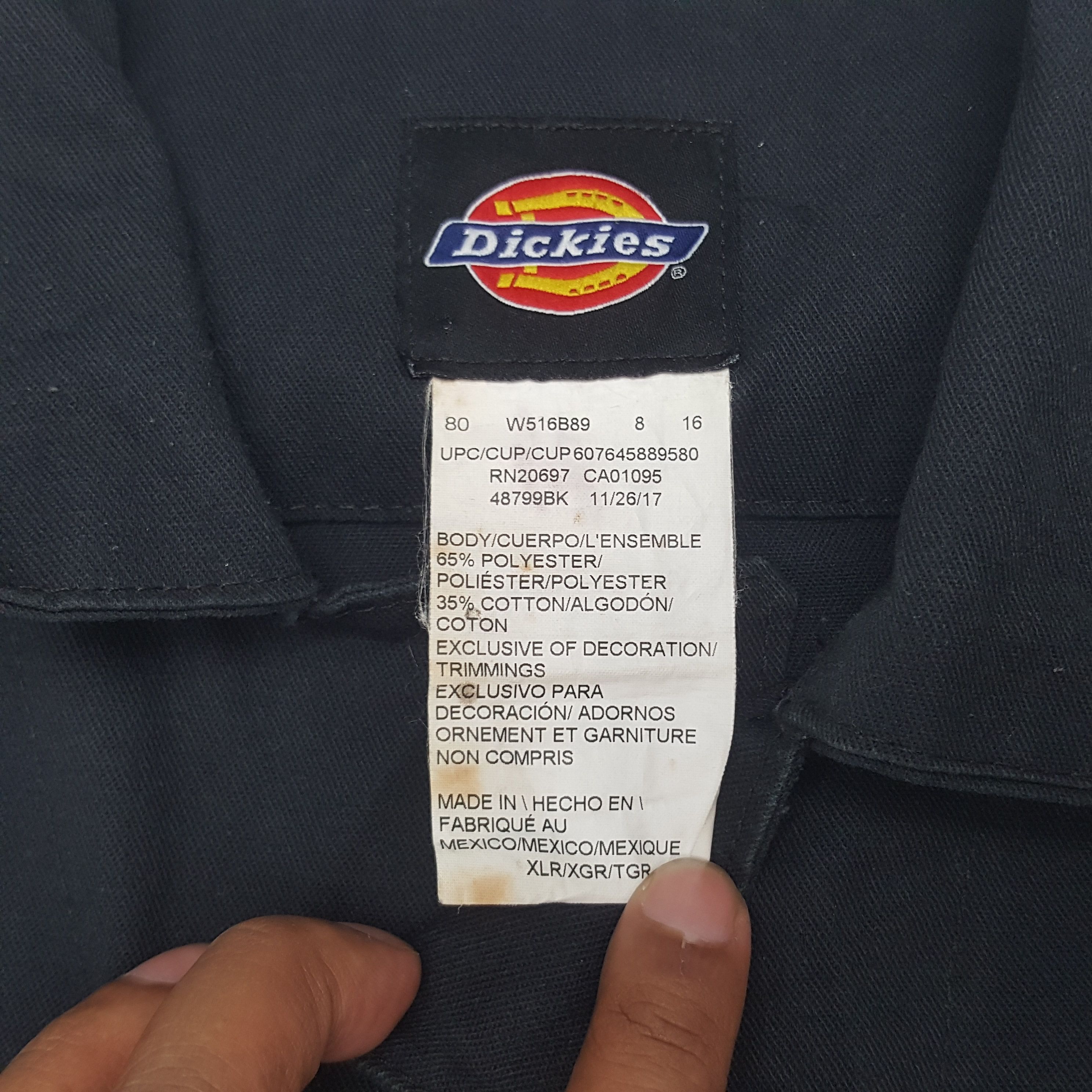 Dickies × Vintage Vintage Dickies x Custom Skull Jumpsuit Coverall Jacket Size US L / EU 52-54 / 3 - 12 Thumbnail