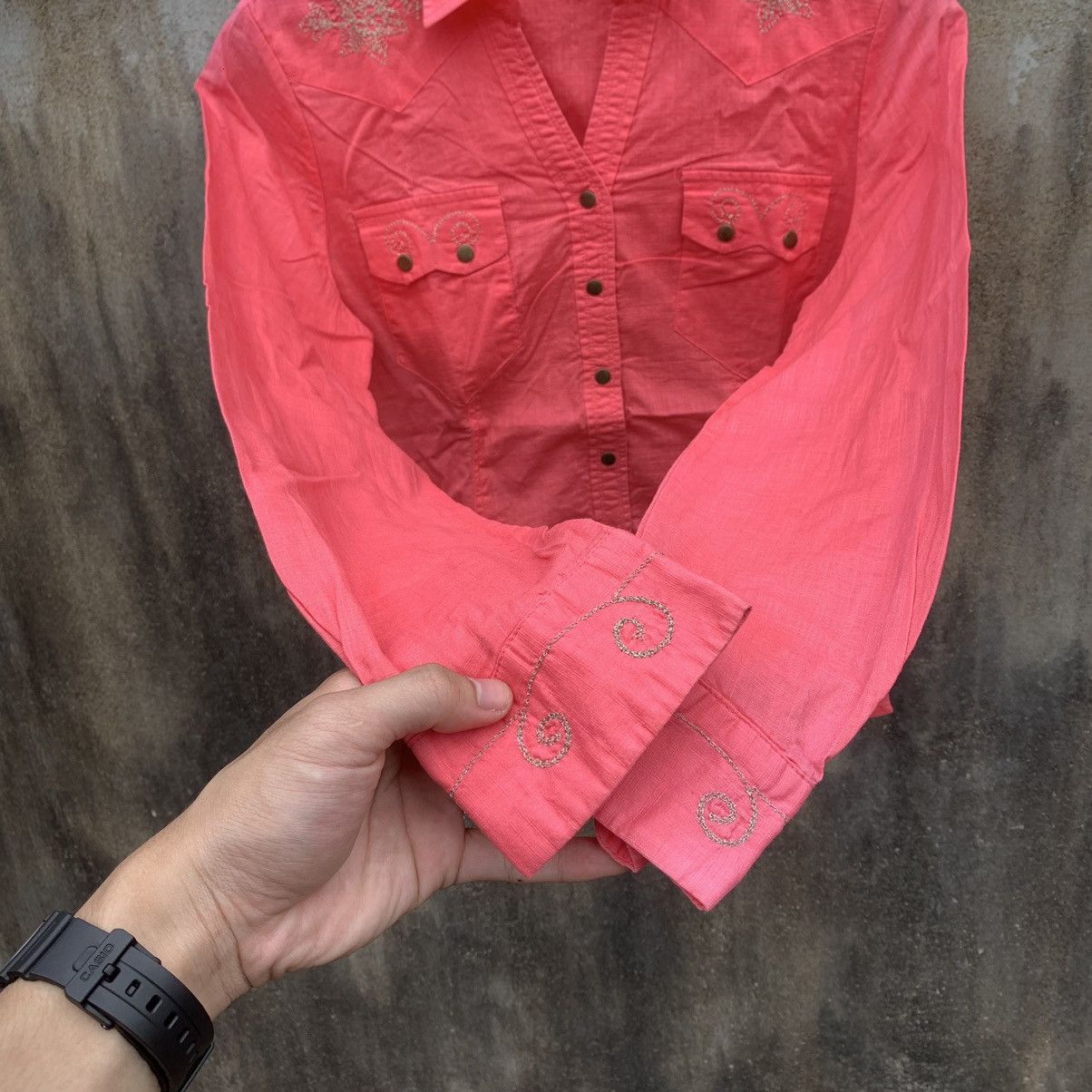 Edwin VINTAGE EDWIN EMBROIDERED WASTERN SHIRT IFSIXWASNINE STYLE Size M / US 6-8 / IT 42-44 - 4 Thumbnail