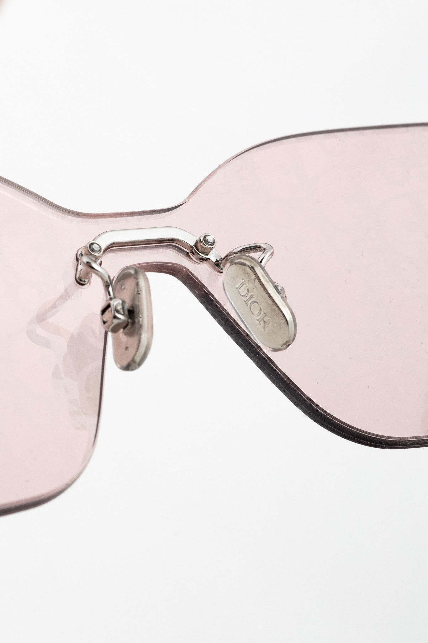 Dior Christian Dior DiorClub M6U Pink Monogram Shield Sunglasses Size ONE SIZE - 7 Thumbnail