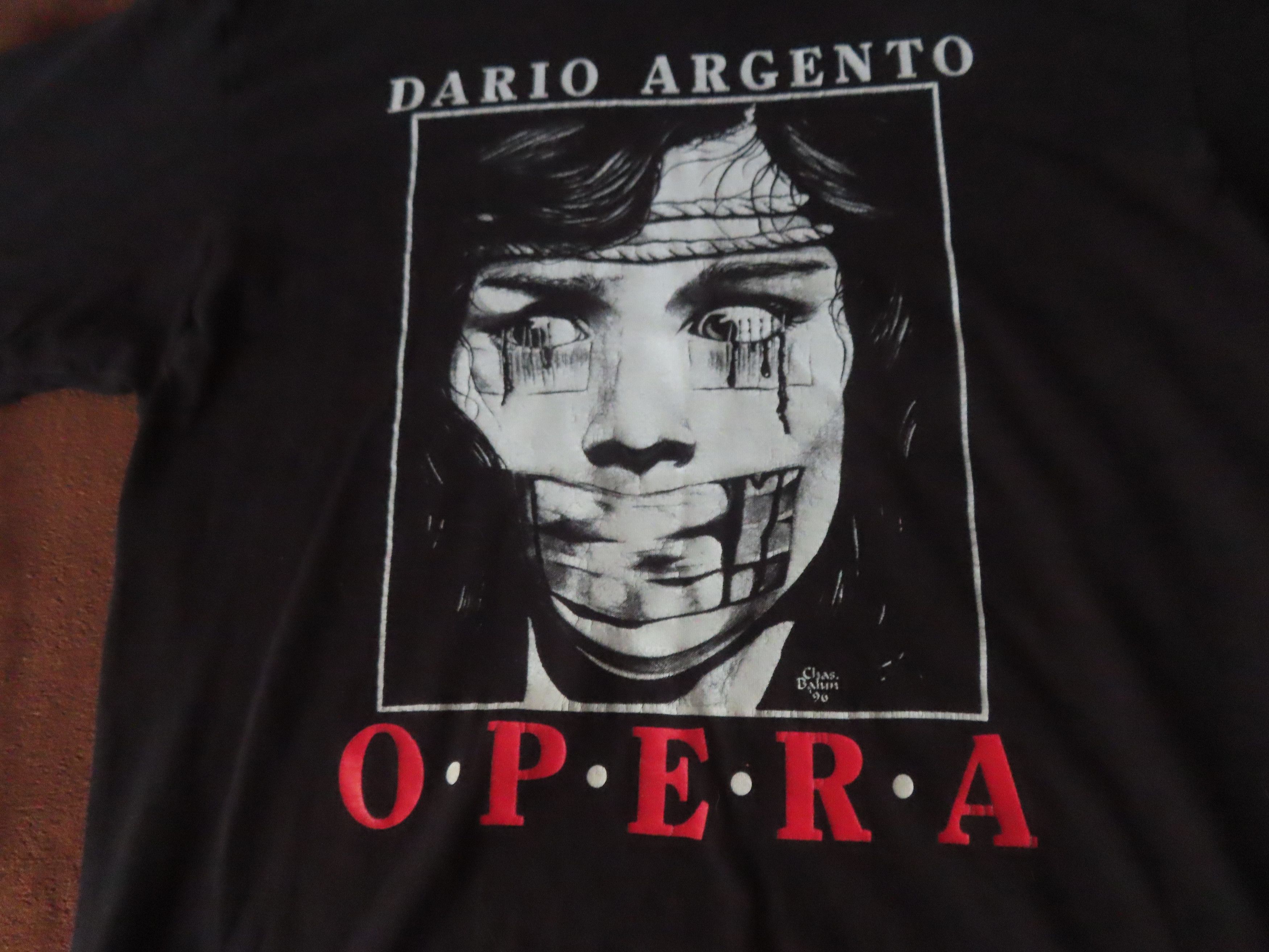 Fruit Of The Loom × Vintage Horror Dario Argento Opera Horror Shirt Rotten Cotton Size US L / EU 52-54 / 3 - 2 Thumbnail
