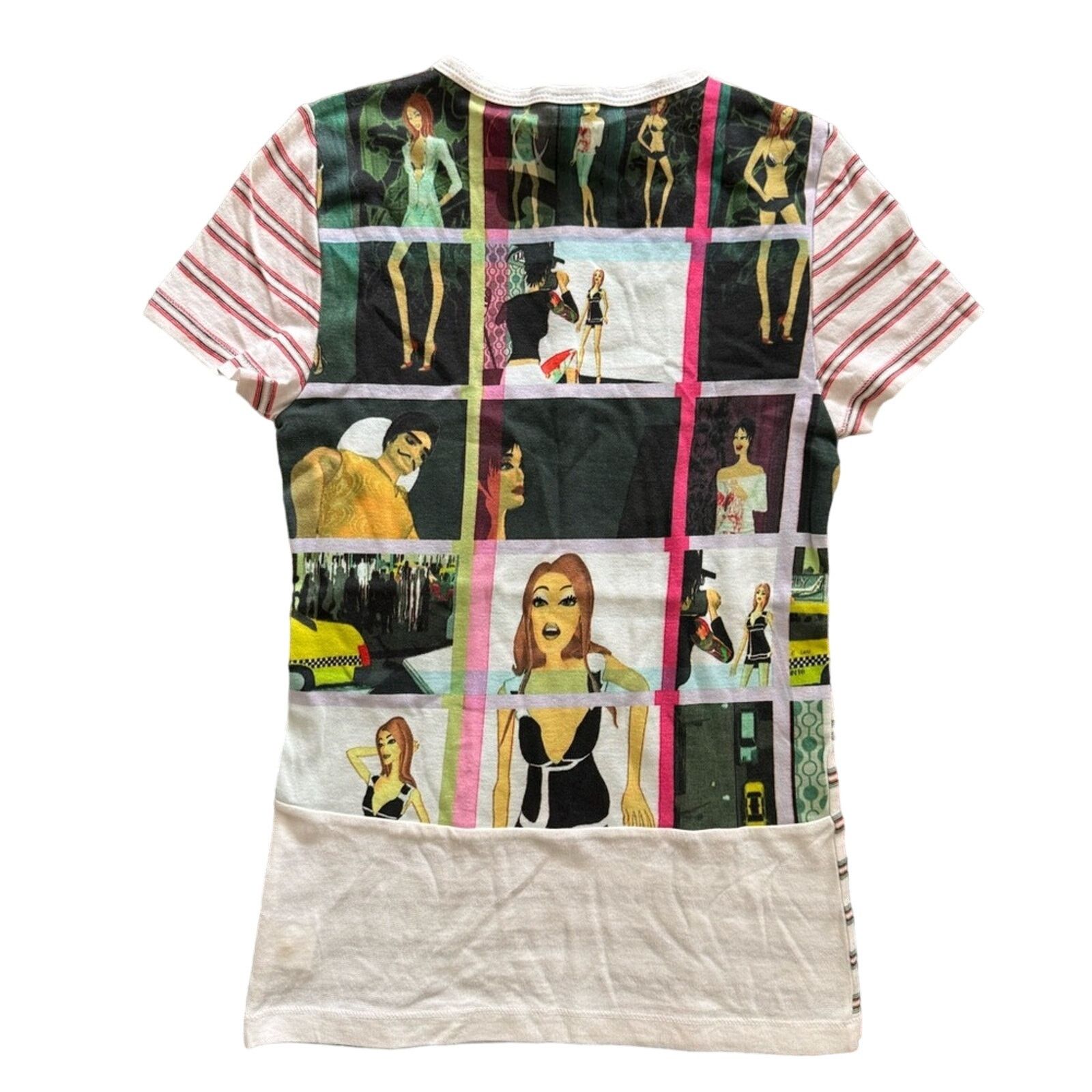 Custo Barcelona Vintage Custo Barcelona printed t shirt Size XS / US 0-2 / IT 36-38 - 7 Thumbnail