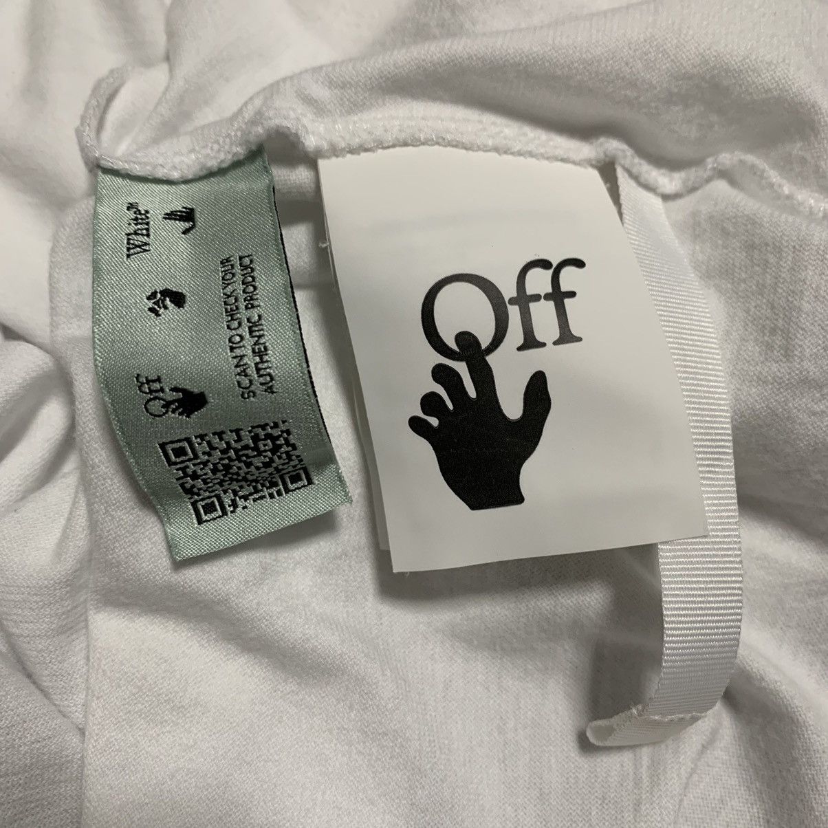 Off-White Off White XS Graffiti Graphic White Tee Virgil Abloh Size US XS / EU 42 / 0 - 7 Thumbnail