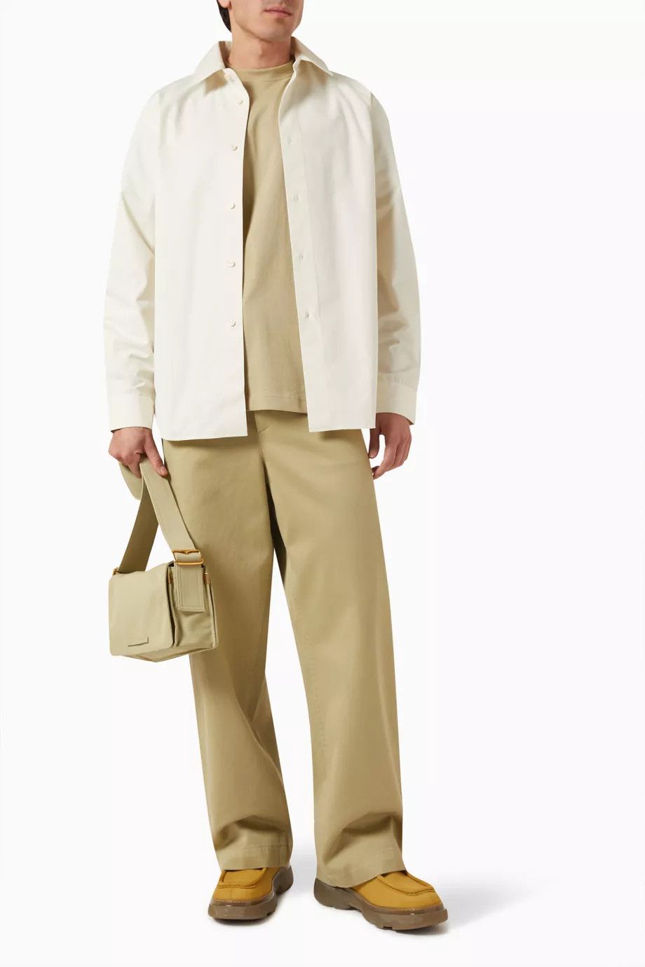 Burberry o1y0426 Solid Color Shirt in Cream Size US XS / EU 42 / 0 - 4 Thumbnail