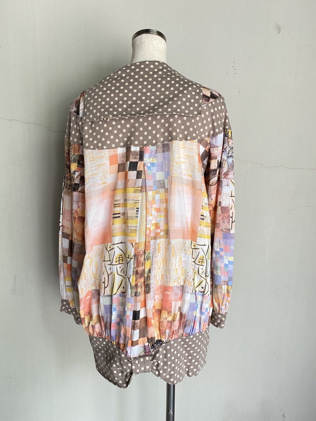 Frapbois FRAPBOIS Multicolor Printed Blouse with Polka Dot Accents Size XS / US 0-2 / IT 36-38 - 17 Thumbnail