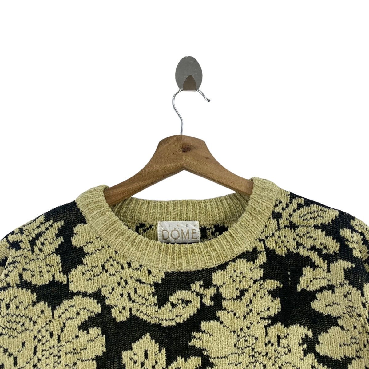 Japanese Brand × Linea LINEA DOME Japanese Brand Wool Floral Motive Long Sleeve Size XXL / US 16-18 / IT 52-54 - 2 Thumbnail