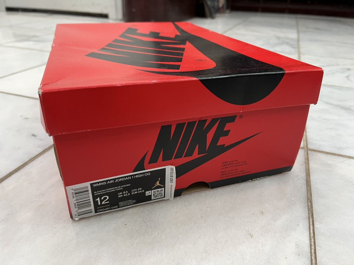Jordan Brand × Nike Jordan 1 UNC to CHI M10.5/W12 Size US 12 / EU 45 - 11 Thumbnail