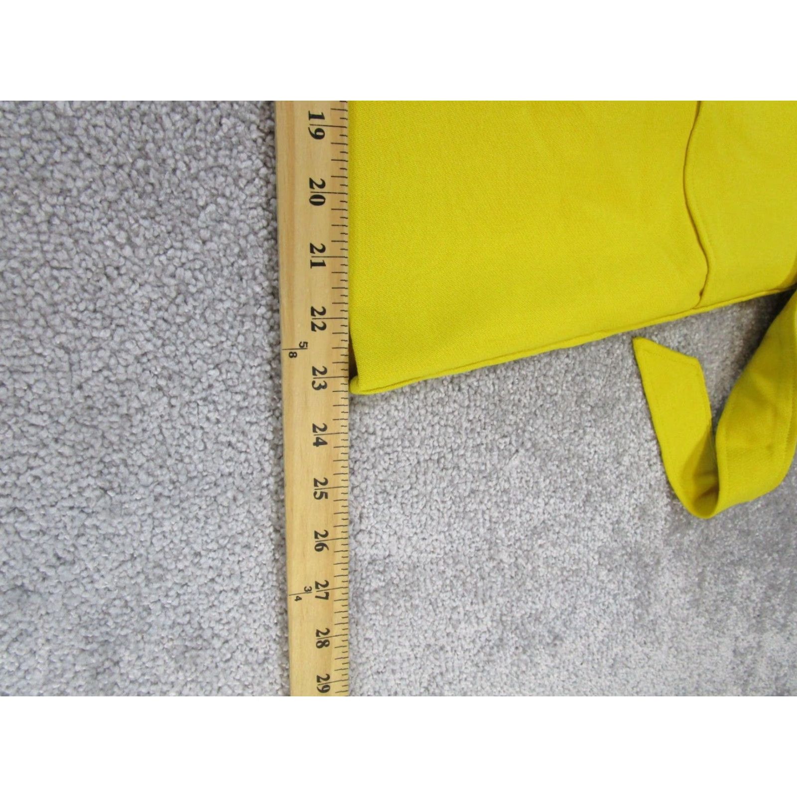 Loft VINTAGE LOFT Skirt Womens 8 Short A-Line Yellow Belted Brand LOFT 8 Yellow Womens Modern Casual Business Party New w Defects Size 30" / US 8 / IT 44 - 4 Thumbnail