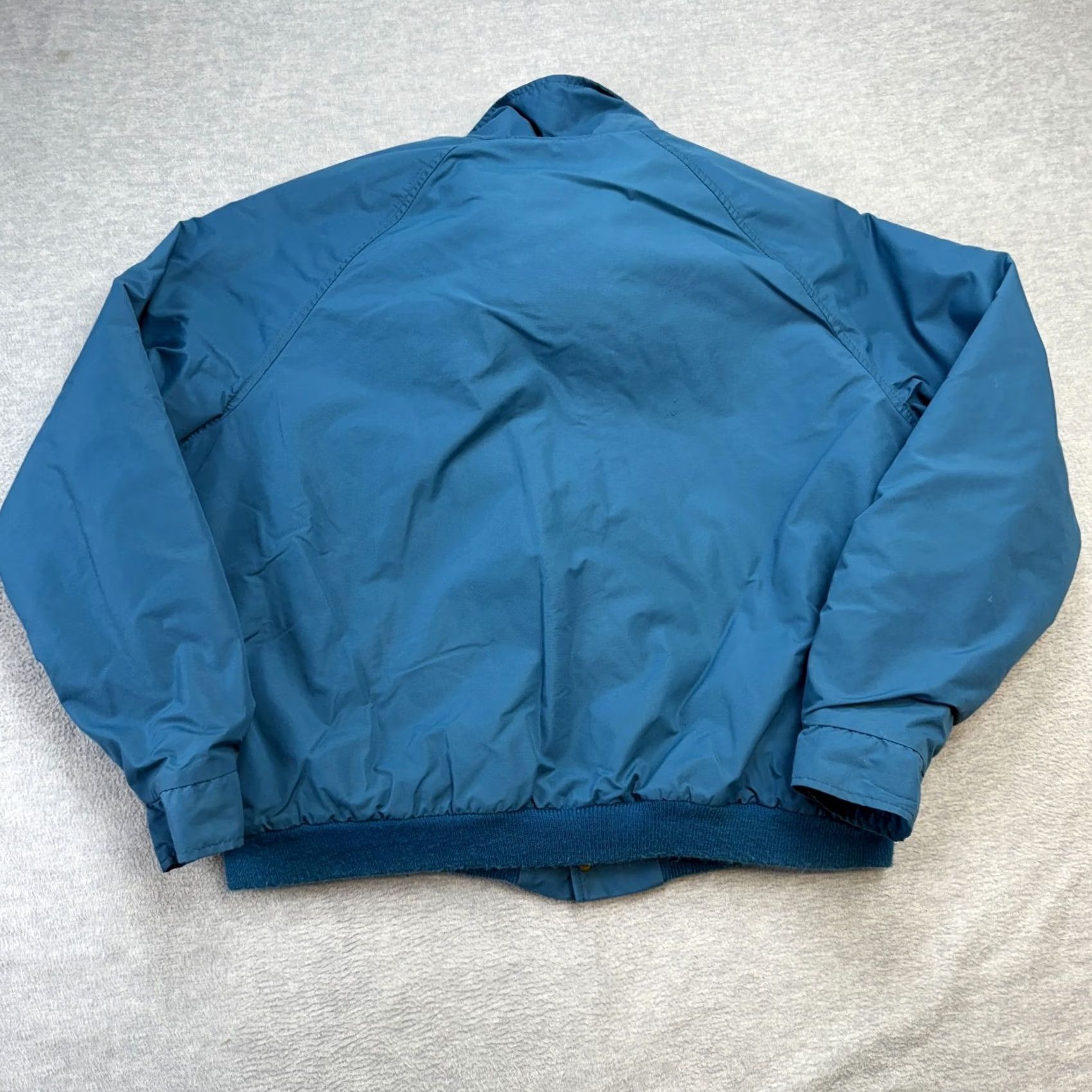 Vintage VINTAGE Woolrich Jacket Woolrich Bomber Jacket XL Men Blue Nylon Lined 90s Chore Pattern: Solid Size US XL / EU 56 / 4 - 7 Thumbnail