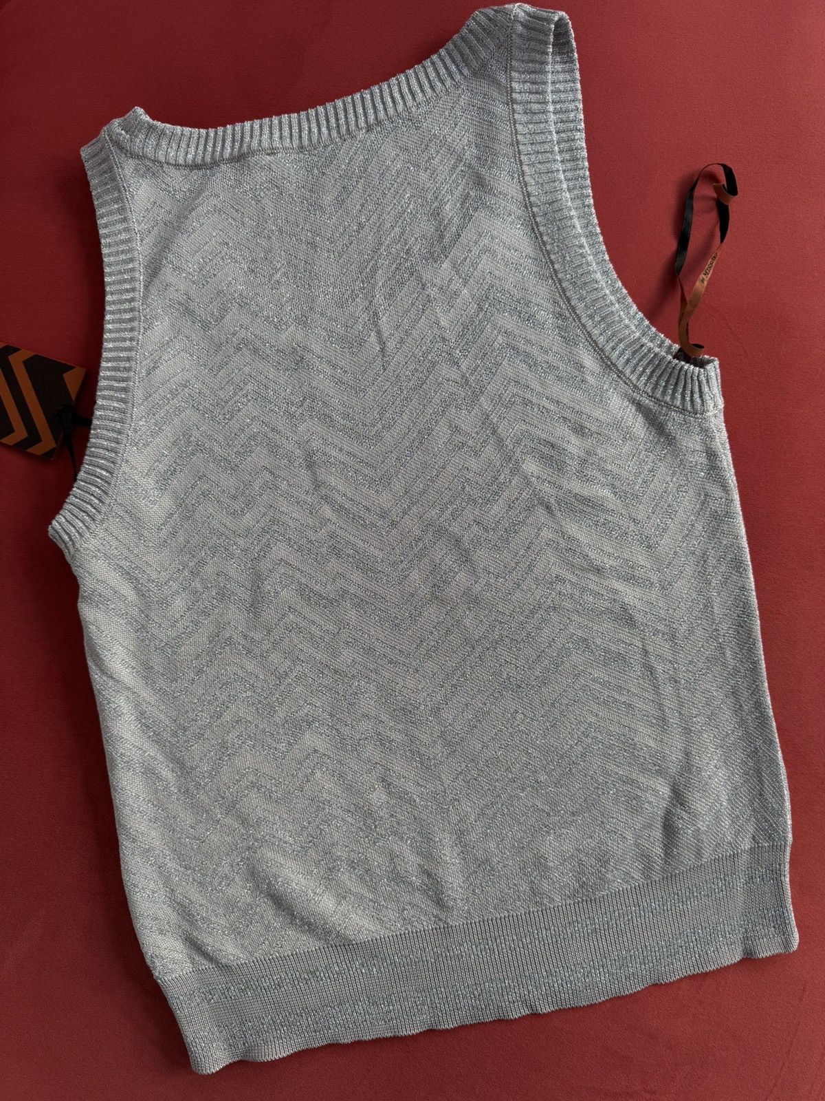 Missoni Missoni chevron NEW camisole, silver, size M Size M / US 6-8 / IT 42-44 - 7 Thumbnail