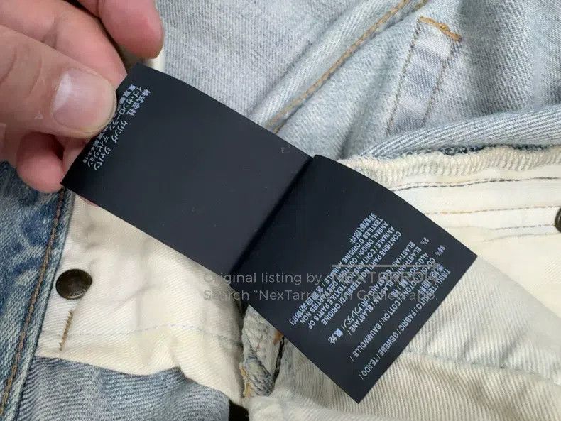 Saint Laurent Paris Saint Laurent Paris Classic Big Destroyed Mud Wash Slim Fi Size US 30 / EU 46 - 4 Thumbnail