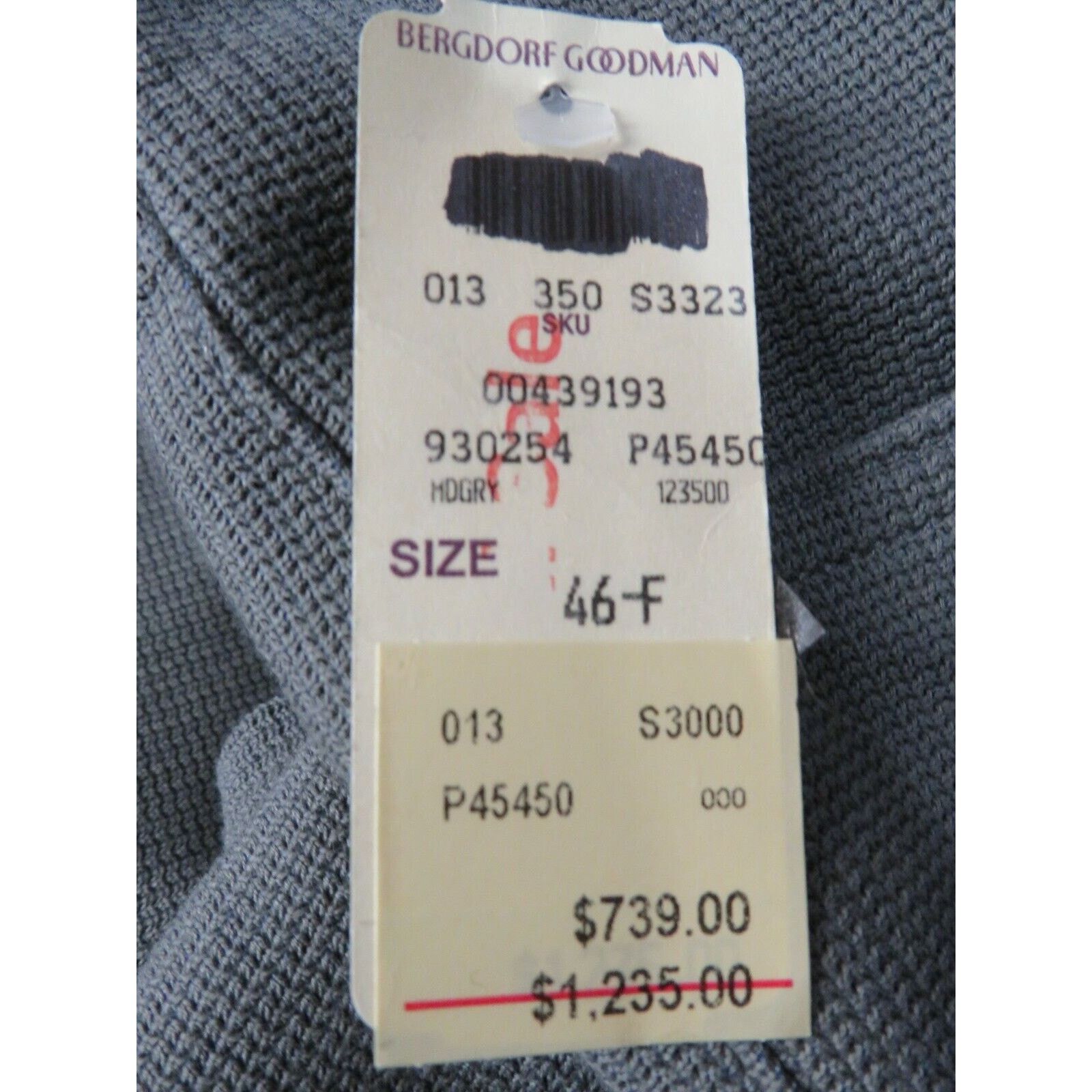 Chanel CHANEL P45450 GRAY KNIT COTTON BUTTONS LOGO PANTS 46 IT Size 36" / US 14 / IT 50 - 12 Thumbnail