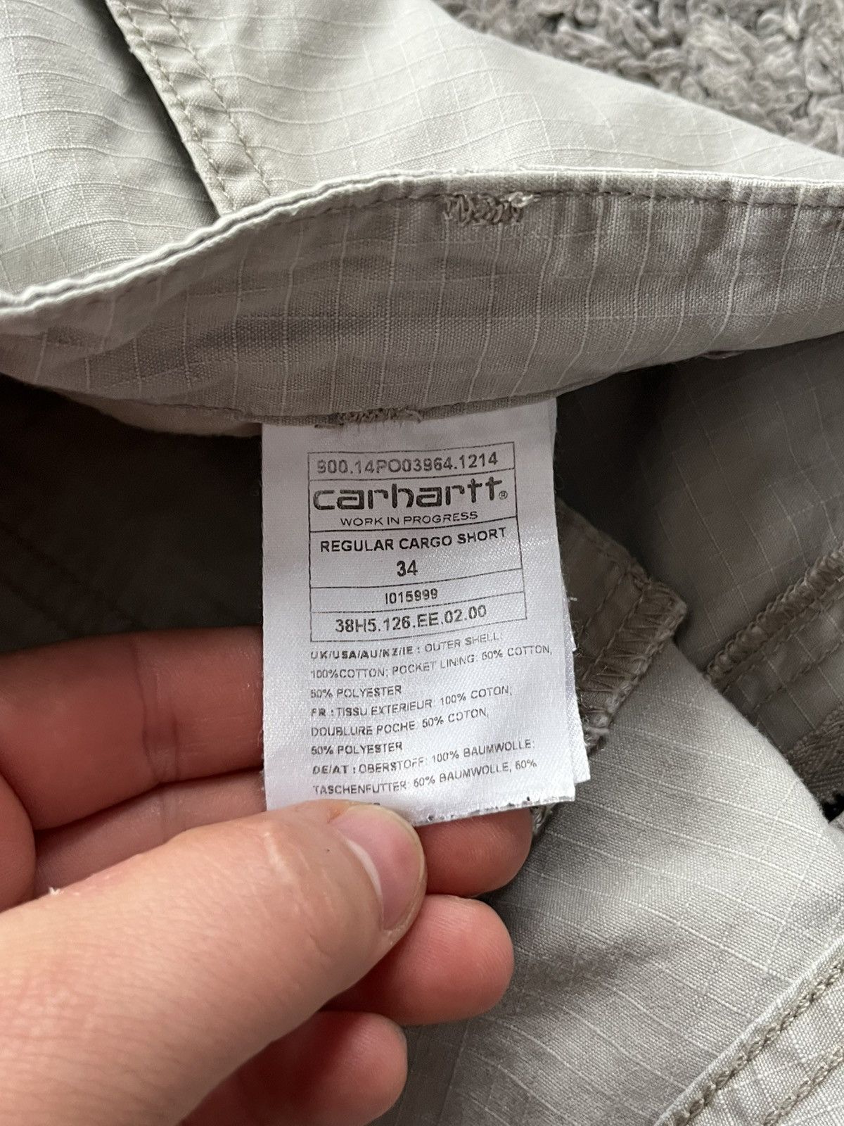 Carhartt Vintage Cargo Shorts Carhartt Mini Logo Streetwear Size US 34 / EU 50 - 7 Thumbnail