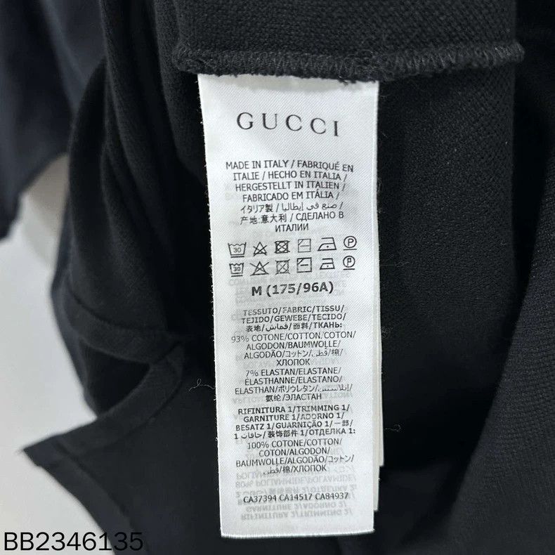 Gucci Gucci String label 3m reflective polo short sleeves 2503-Ne Size US M / EU 48-50 / 2 - 5 Thumbnail