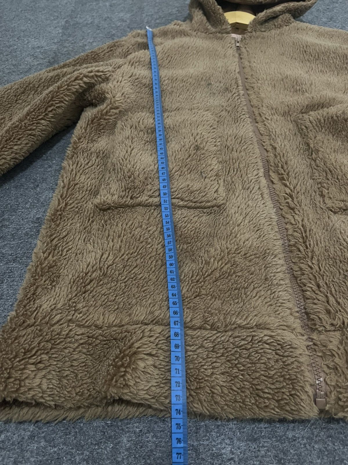 14th Addiction Vintage Style Sherpa Fleece Zip Up Hoodie Brown Size US XL / EU 56 / 4 - 13 Thumbnail