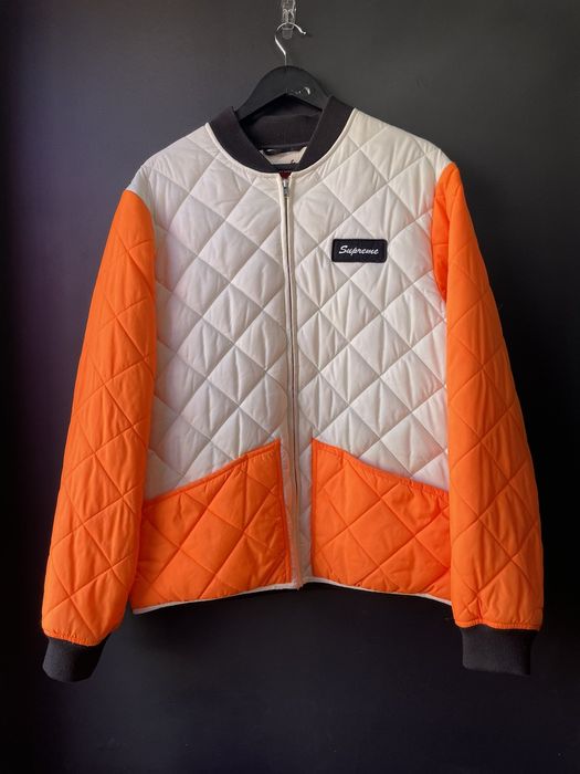 Supreme Supreme Quilted Color Block Work Jacket Size XL | Grailed