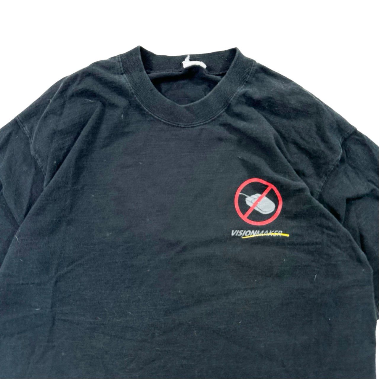 Vintage Vintage 90s Vision Maker Cyber Mouse Promo Graphic T Shirt Size US L / EU 52-54 / 3 - 2 Thumbnail