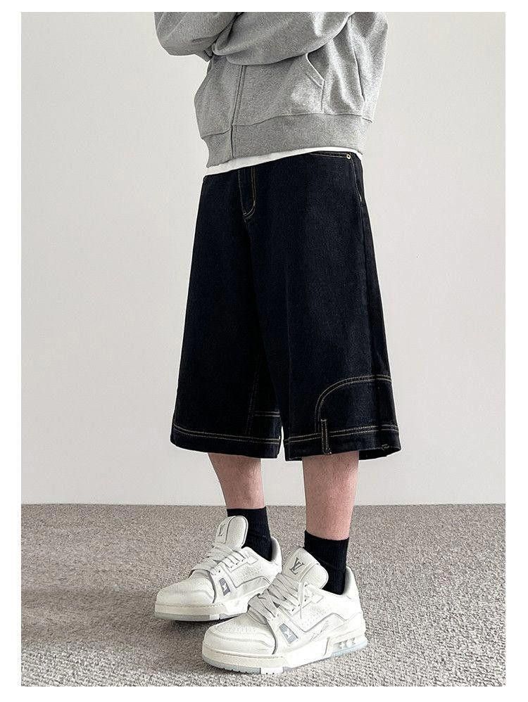 Other Reversable Black Denim Shorts Size US 28 / EU 44 - 2 Thumbnail