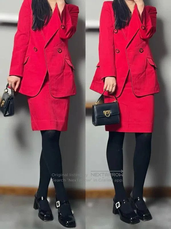 Dior Dior Red Wool Women's Cardigan . Size XXS / US 00 / IT 34 - 6 Thumbnail