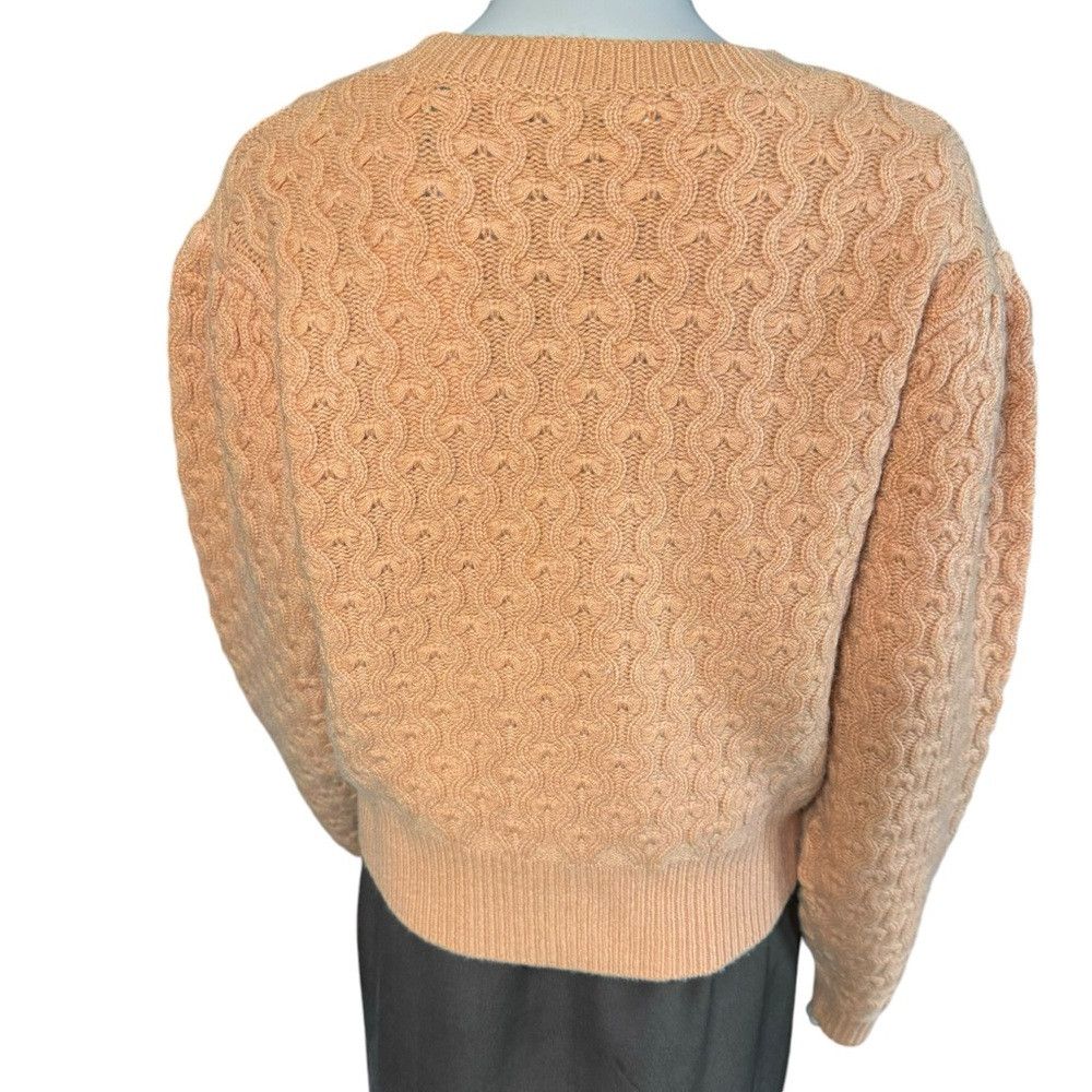 Joie NWT New $298 Joie Roland Crew Neck Orange Wool Cashmere Swe Size M / US 6-8 / IT 42-44 - 4 Thumbnail