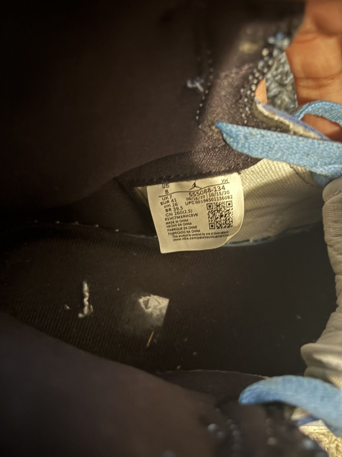 Jordan Brand × Nike × Vintage University Blue retro 1s Jordan Size US 8 / EU 41 - 3 Thumbnail